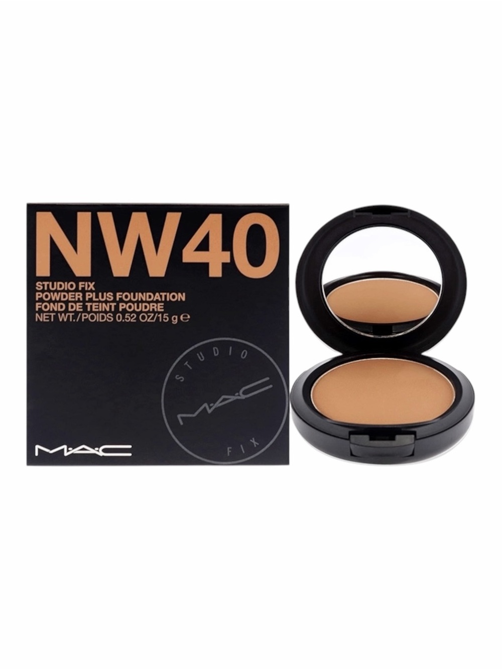 MAC Cosmetics Studio Fix Powder Plus Foundation -NW40- [ORIGINAL FORMULA] NEW